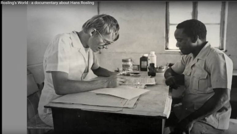 hans Rosling as a doctor in Mozambique