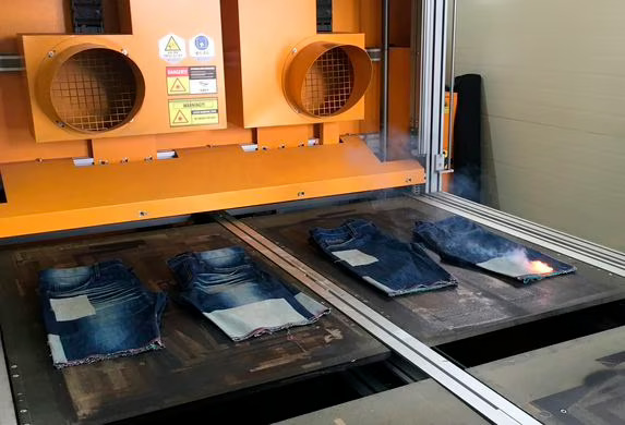Using laser production to design jeans-James Bartle-Outland Denim