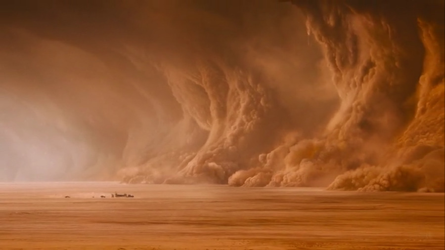A scene from the movie Mad Max